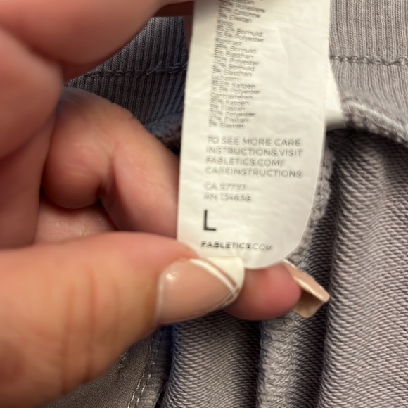 Fabletics brand size L elastic/ drawstring waist joggers - Picture 8 of 8